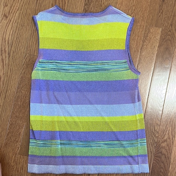 Missoni Women’s Patterned Striped Tank Top Size 40 - Picture 2 of 3